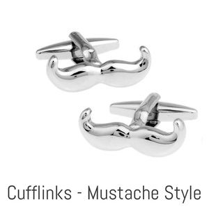 Moustache Cuff Links